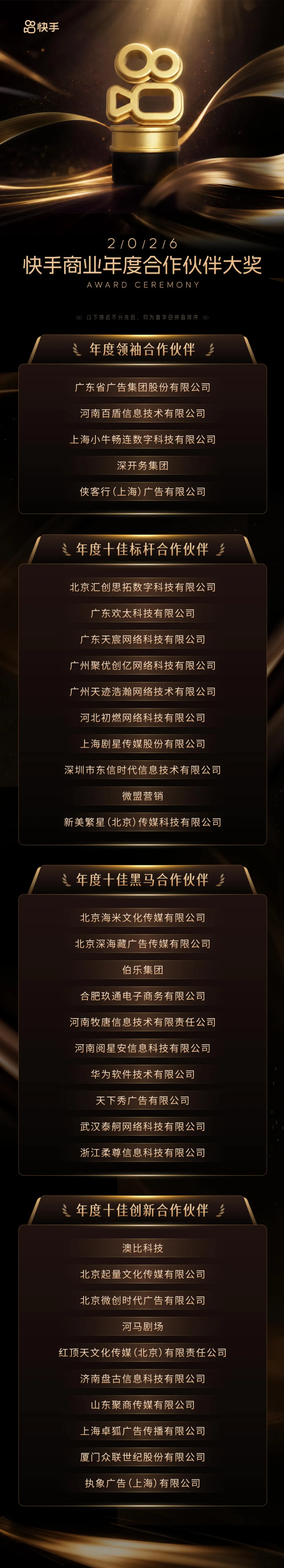2026快手商业合作伙伴大会召开